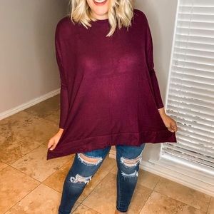 Burgundy Sweater